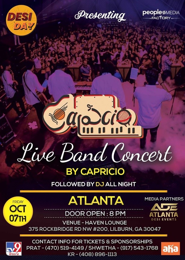 Capricio Band - Live in Concert! - Atlanta