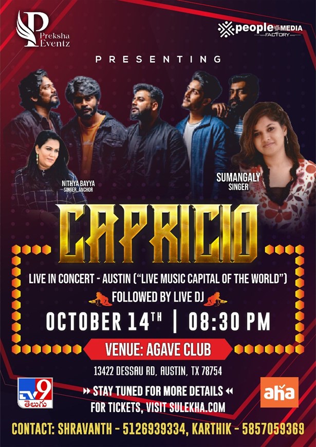 Capricio Band - Live in Concert - Austin
