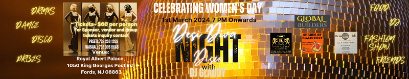 Celebrating Women's Day - Desi Diva Disco Night