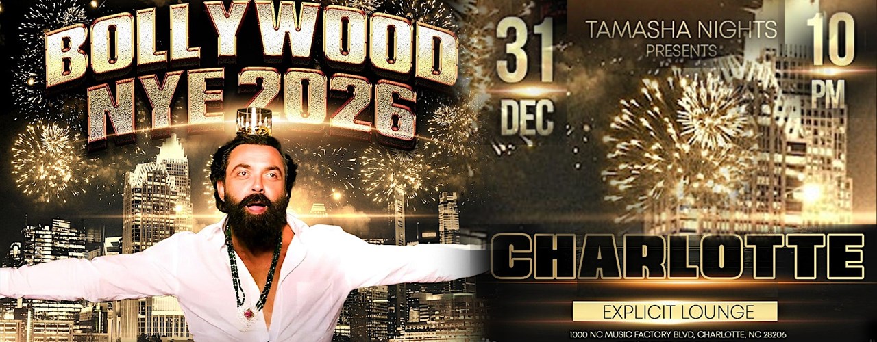 Charlotte Bollywood Nye 2026 