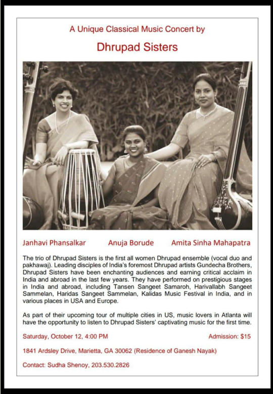 Classical Music Concert by Dhrupad Sisters