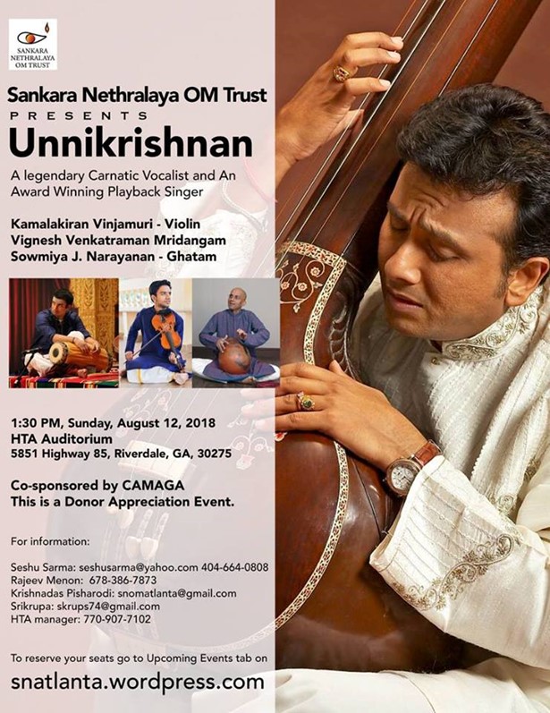Concert by Unnikrishnan