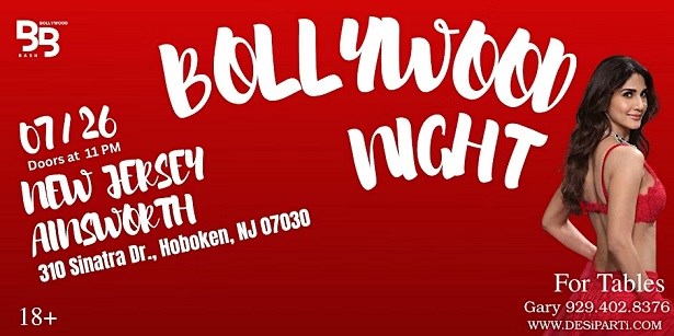 Desi Bollywood Night party Ainsworth Hoboken