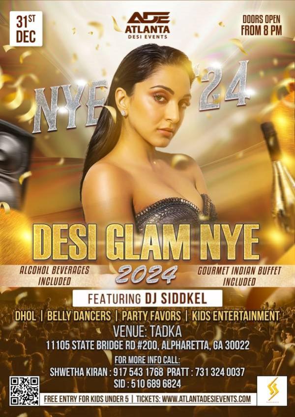 DESI GLAM NYE PARTY