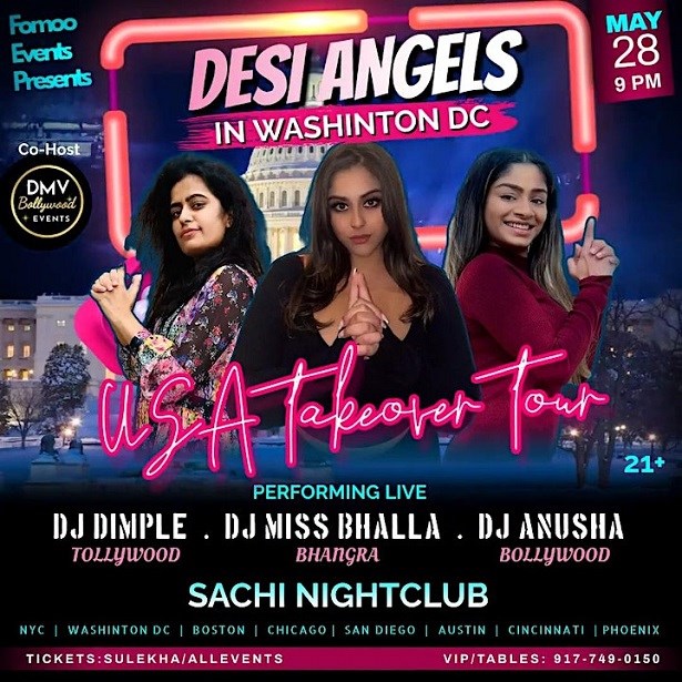 DESI ANGELS USA TAKEOVER TOUR