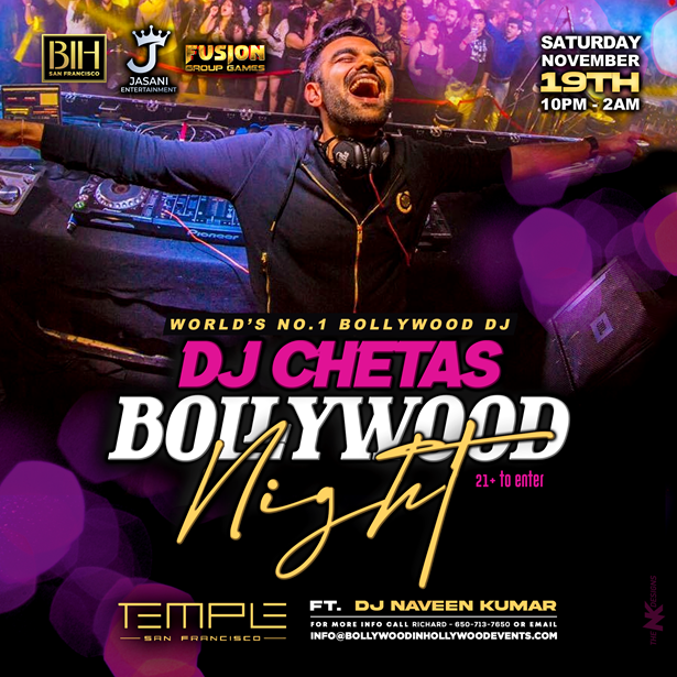 DJ Chetas: Bollywood Night