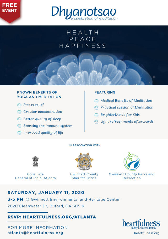 Dhyanotsav A Celebration Of Meditation in Buford