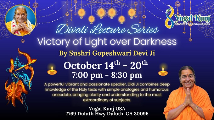 Divali Lecture Series by Sushri Gopeshwari Devi Ji