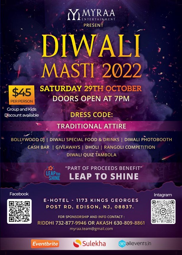 Diwali Masti 2022 - New Jersey