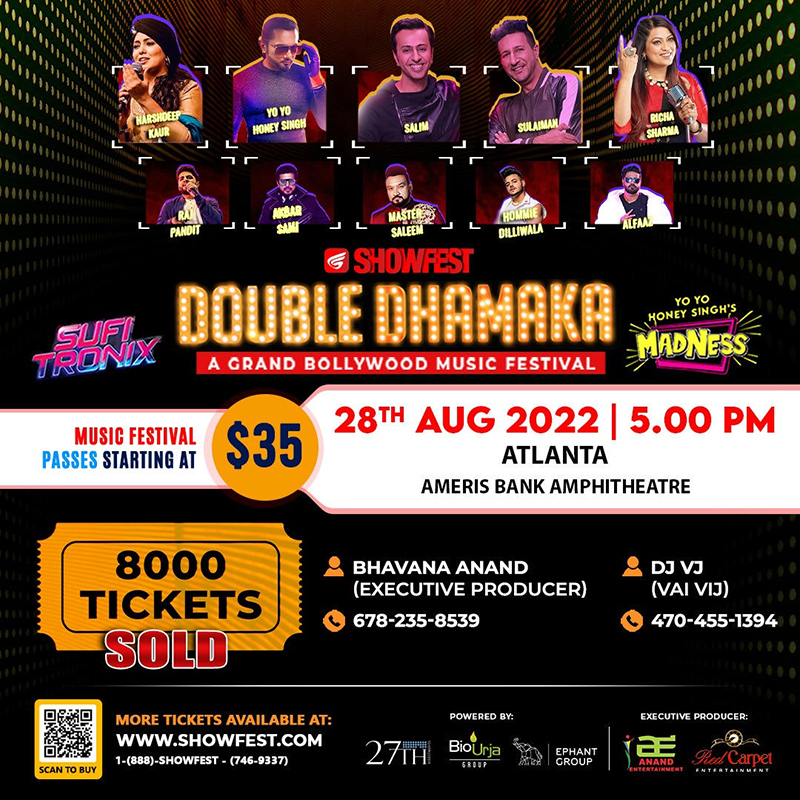 Double Dhamaka Bollywood Music Festival