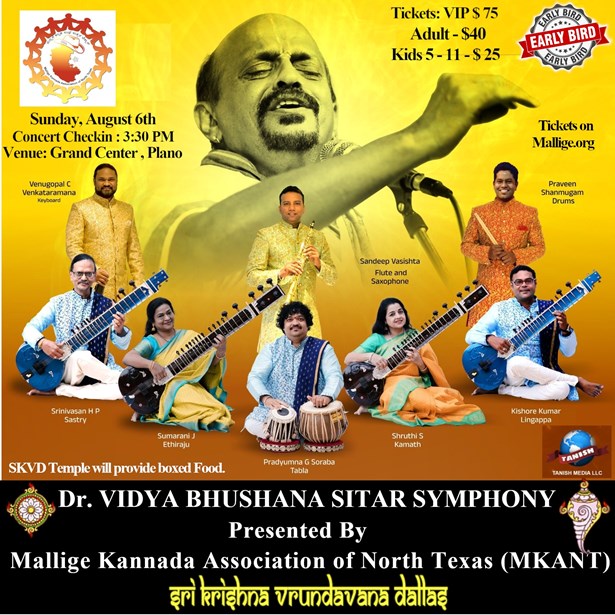 Dr Vidya Bhushana Sitar Symphony