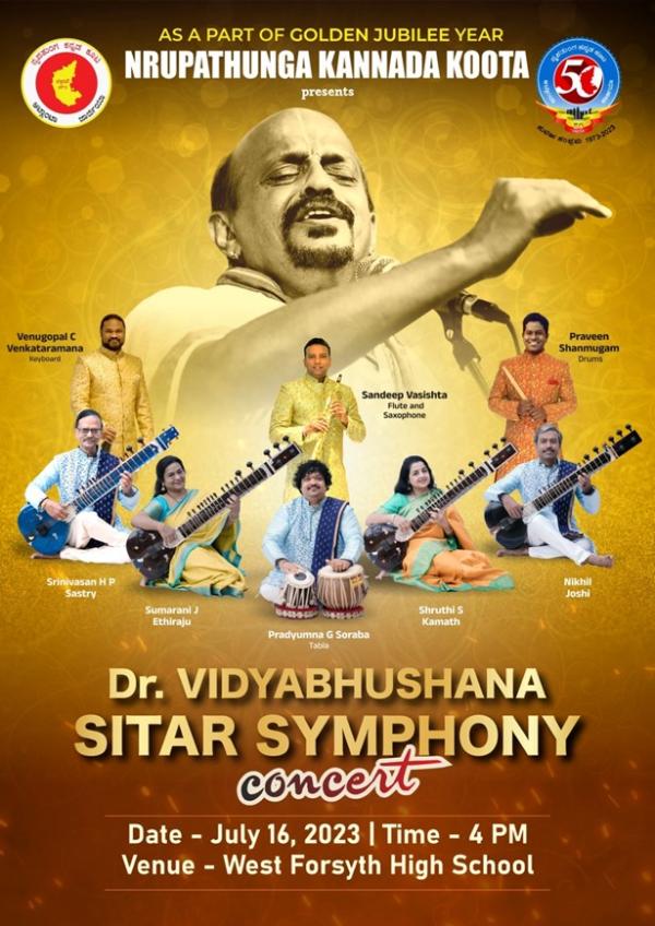Dr. Vidyabhushana Concert with Sitar Symphony