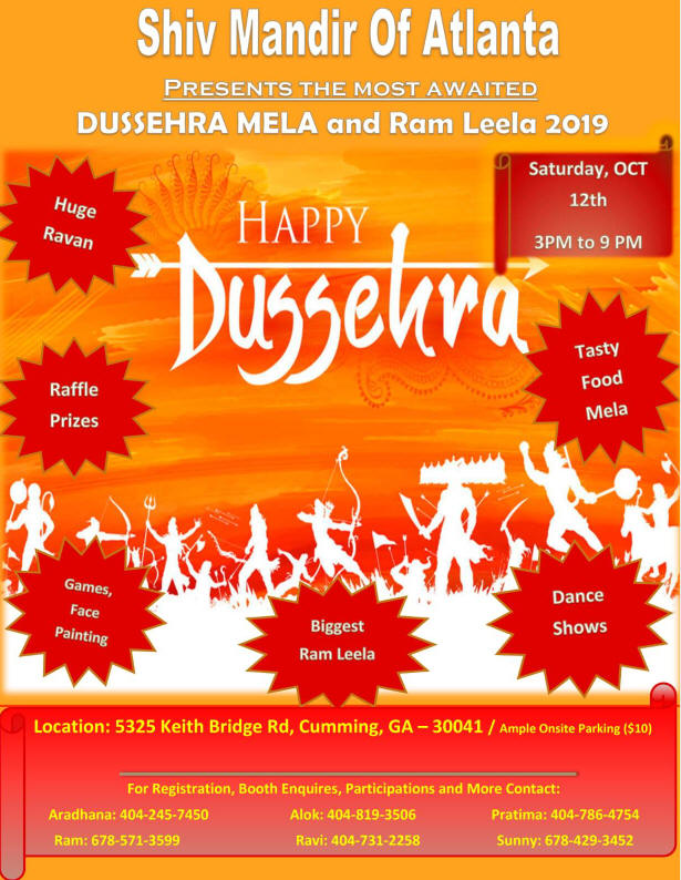 Dussehra Mela and Ram Leela 2019