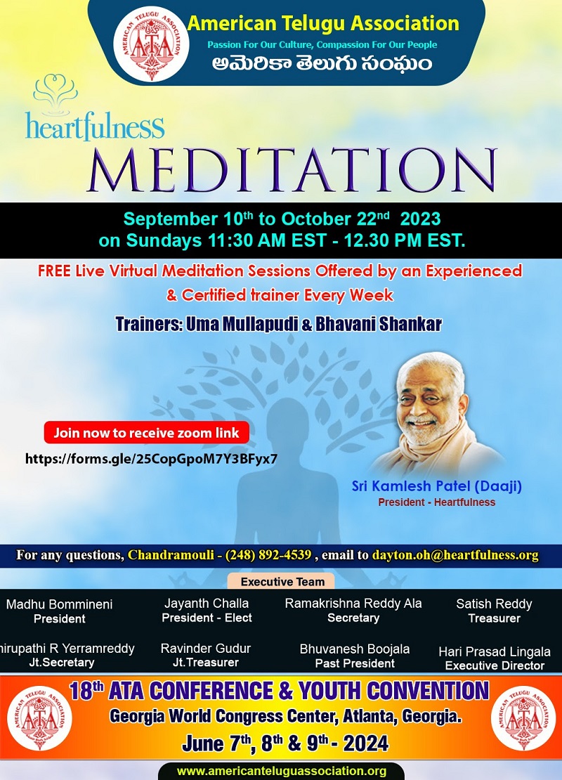 FREE Live Virtual Meditation Sessions