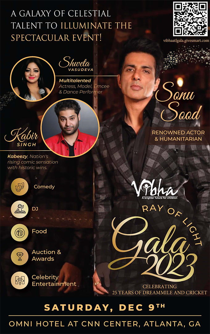 Gala 2023 with Sonu Sood - Shweta Vasudev and Kabir Singh