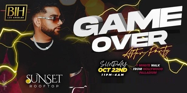 Game Over: Unofficial Karan Aujla After Party Rooftop