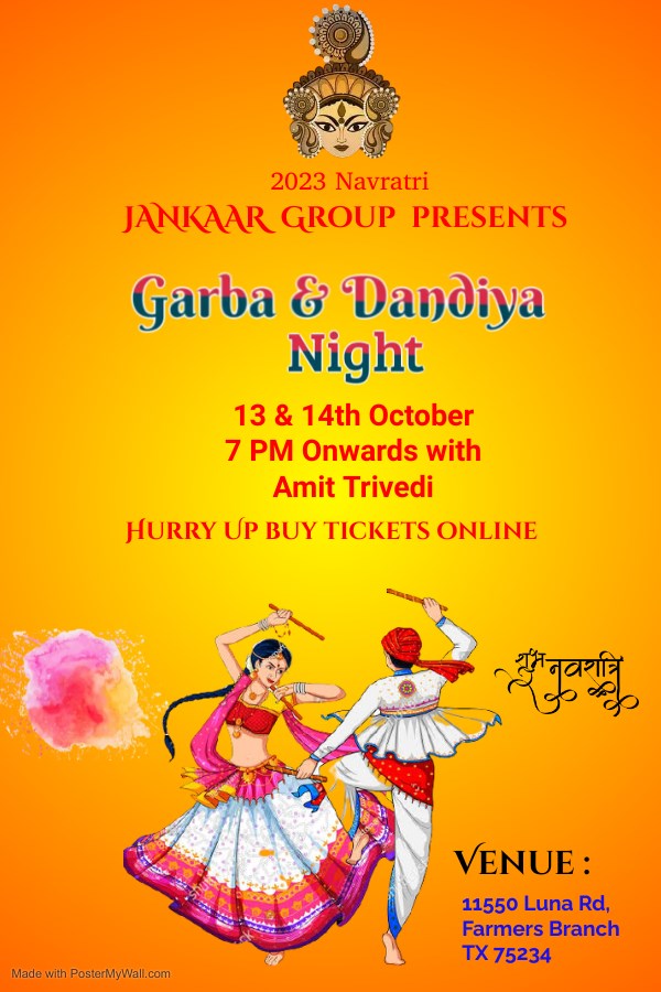 Garba and Dandiya Night 2023