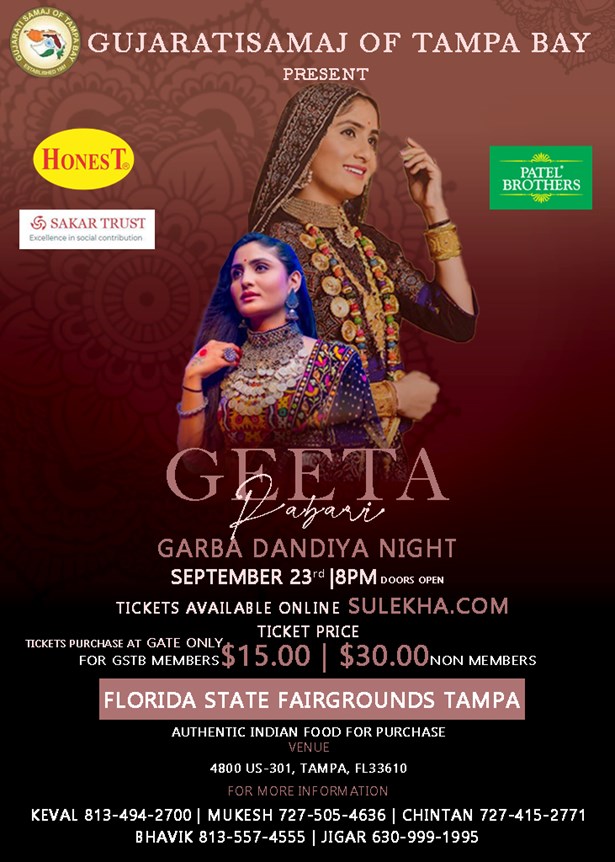 Garba with Geeta Rabari - Tampa