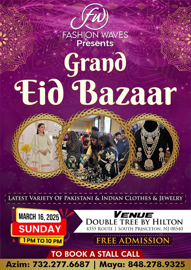 Grand Eid Bazaar (Free Admission)