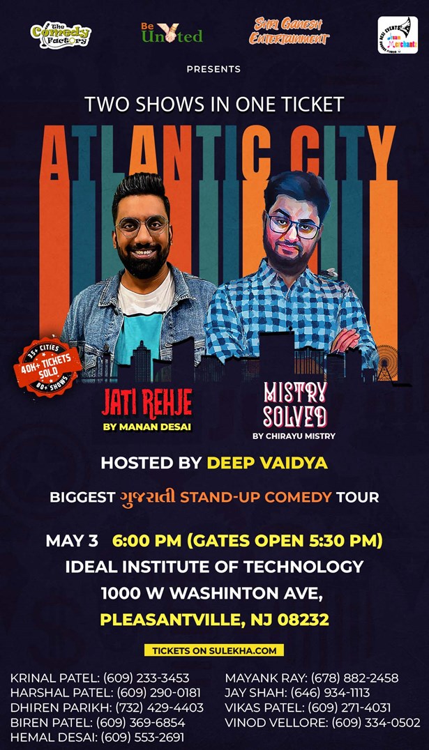 Gujarati Stand Up Comedy Show - by Manan Desai & Chiray