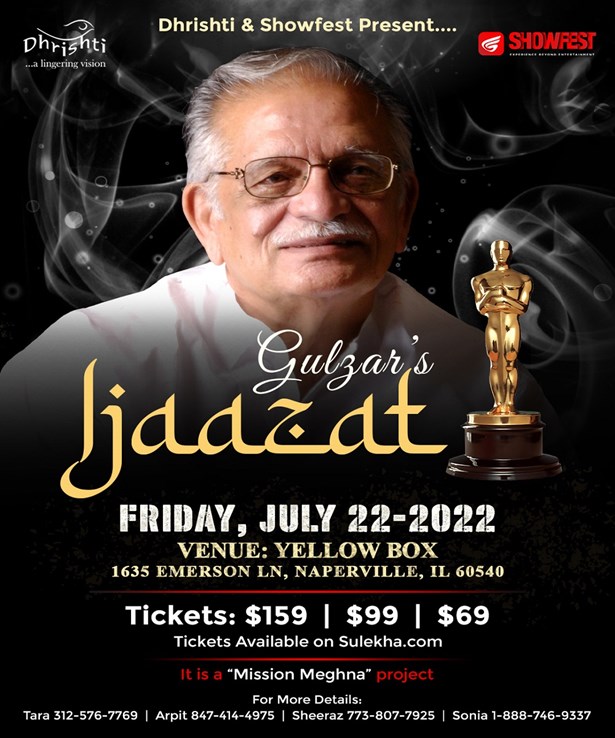 Gulzar Live in Ijaazat : An Evening of Music - Ghazal and Poetry with The Legend Himself