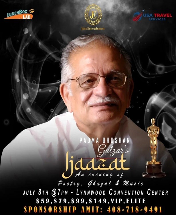 Gulzars Ijaazat - An evening of Poetry - Ghazal & Music
