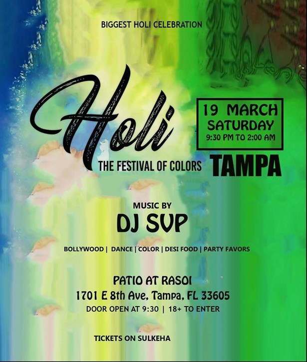 HOLI - Festival of Colors - NightFest - Tampa