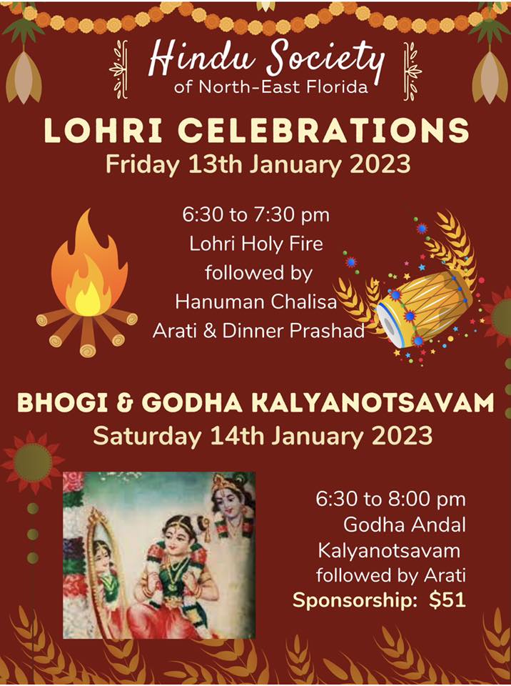 Happy Lohri and Bhogi & Godha Kalyanotsavam