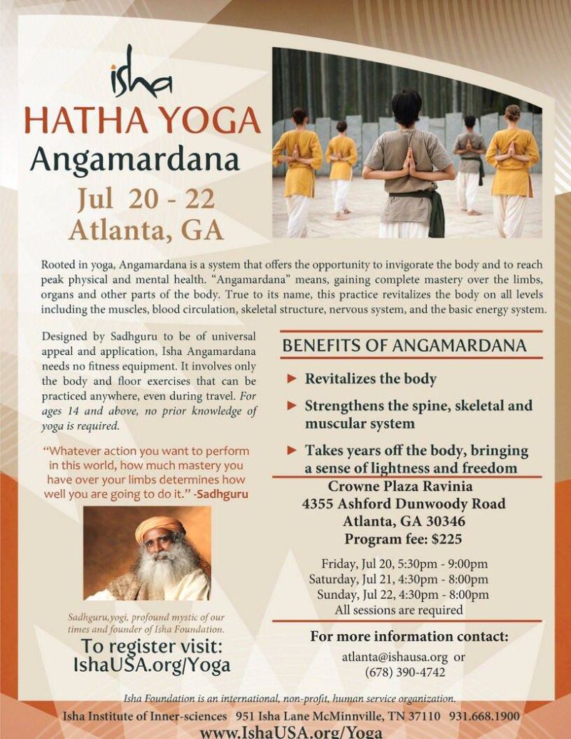 Isha: Hatha Yoga Angamardana