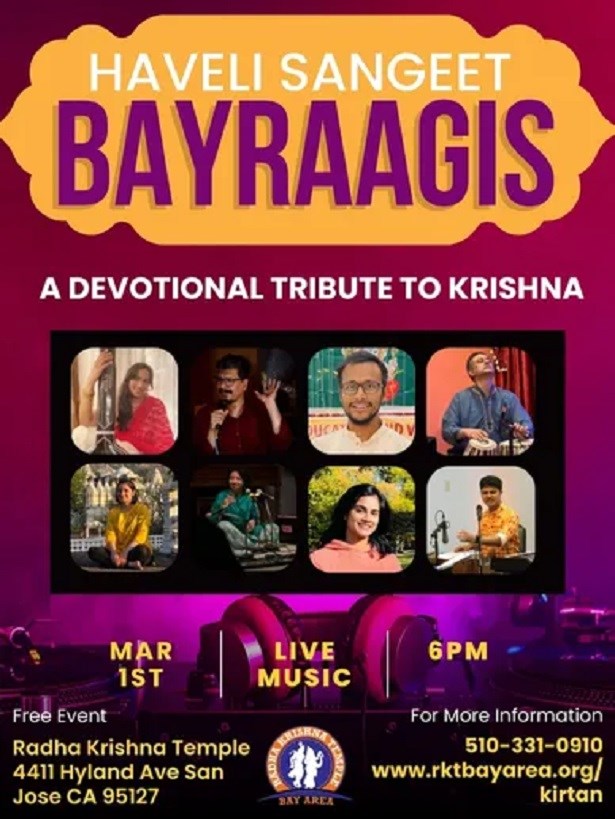 Haveli Sangeet BayRaagis - Radha Krishna Temple of Bay Area