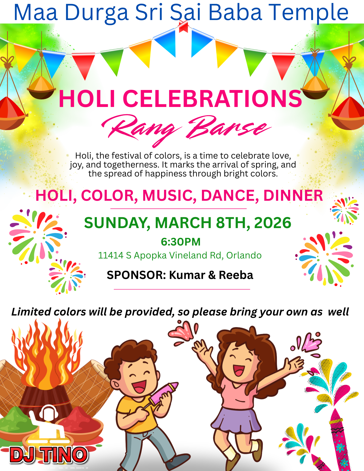 Holi Celebration Rang Barse