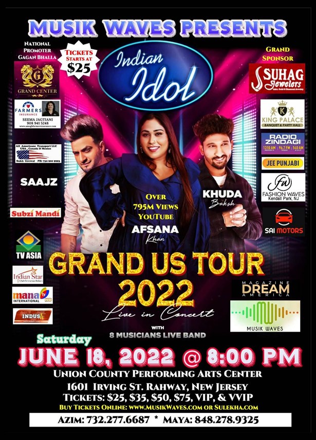 indian idol tour