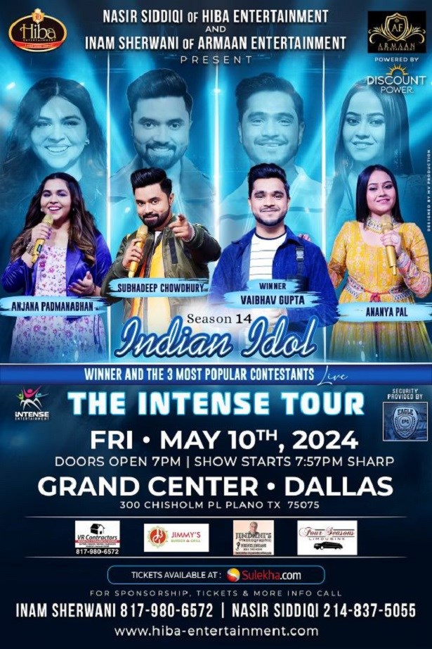 Indian Idol Tour 2024 - Dallas