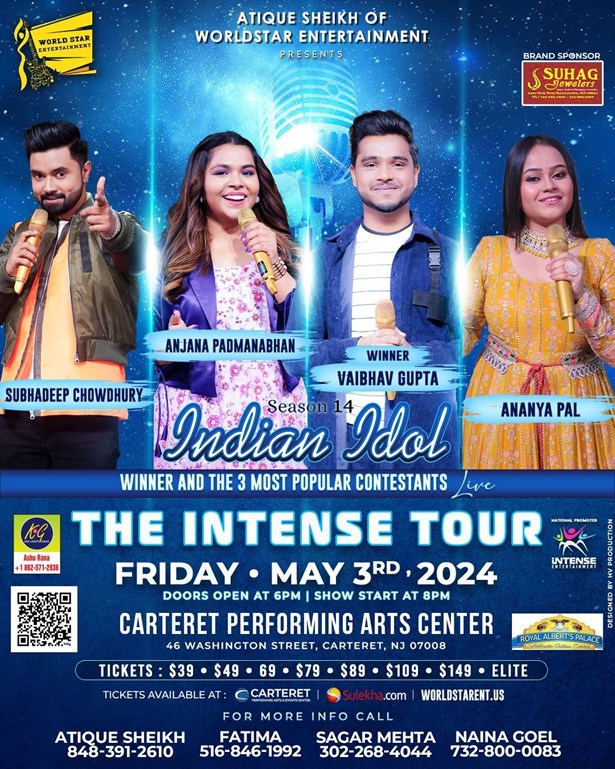 Indian Idol Tour 2024 - New Jersey