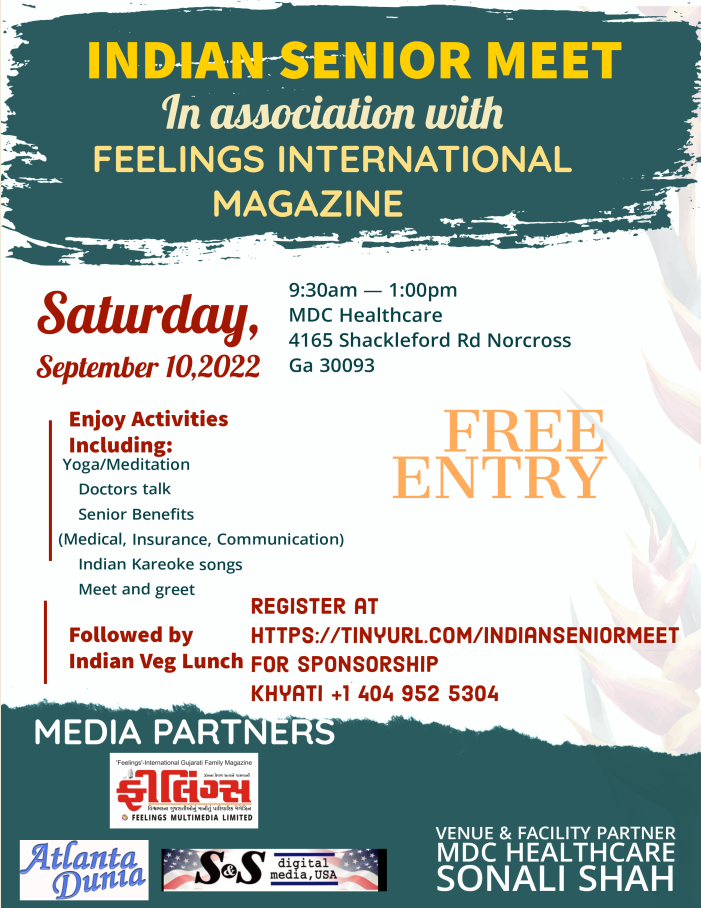 Indian Senior meet in association with Feelings International magazine