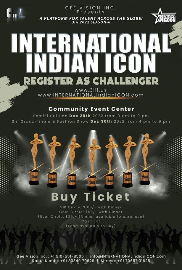 International Indian Icon Register as Challenger