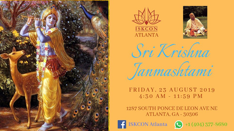 Iskcon: Sri Krishna Janmashtami