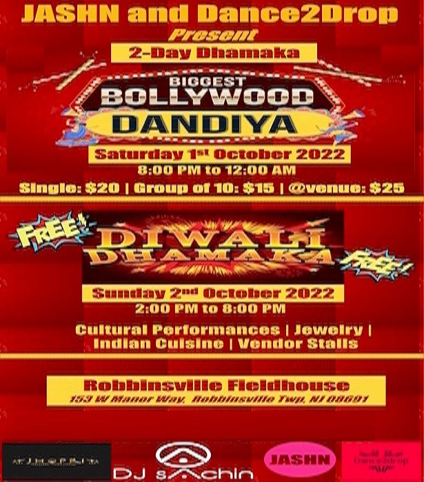 Jashn & Dance2Drop present Bollywood Dandiya!!!