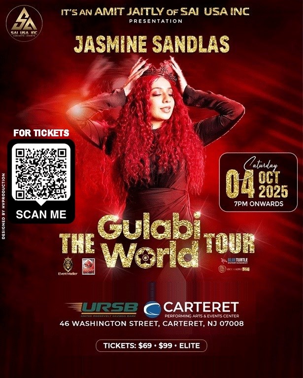 Jasmine Sandlas - The Gulabi World Tour Live In New Jersey