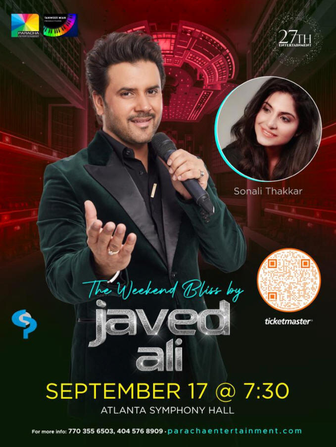 Javed Ali Live in Concert in Atlanta! with Sonali Thakker