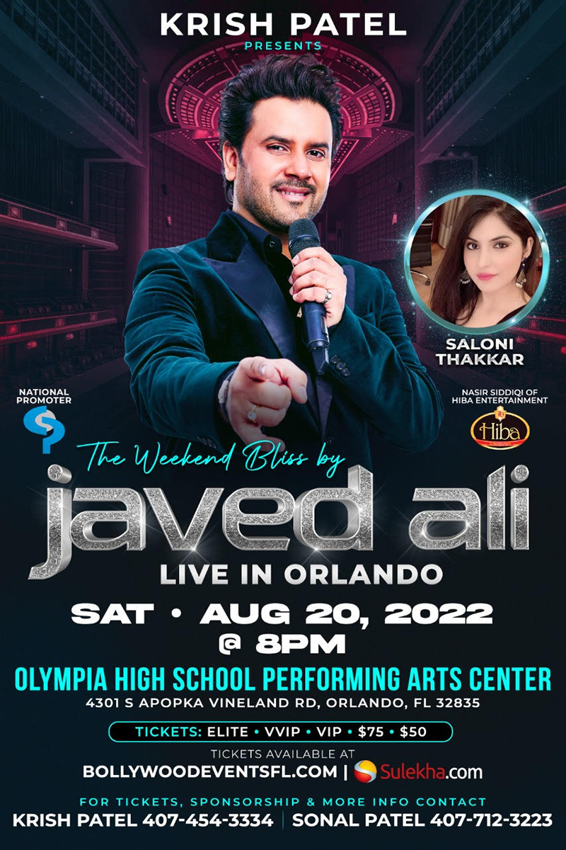 Javed Ali Live in Orlando