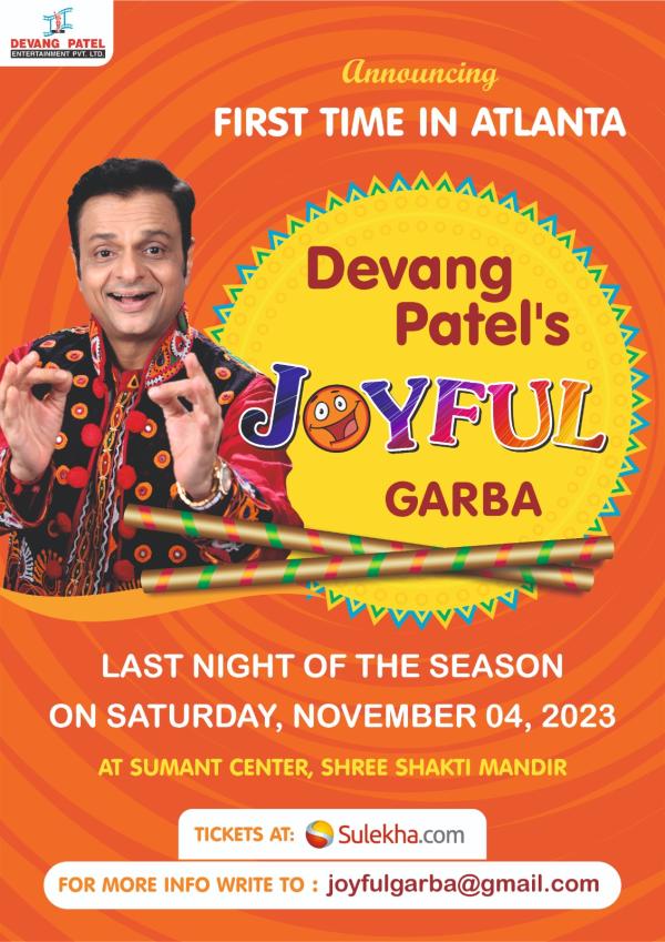 Joyful Garba with Devang Patel