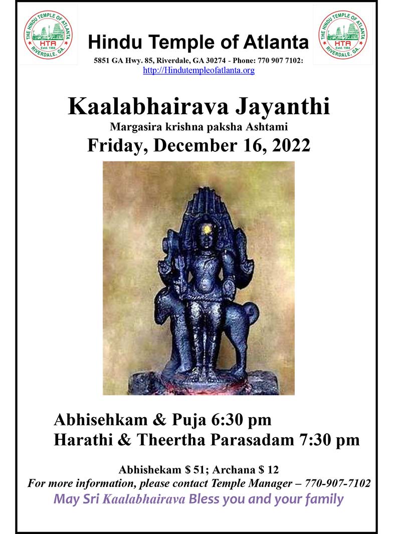 Kalabhairava Jayanthi