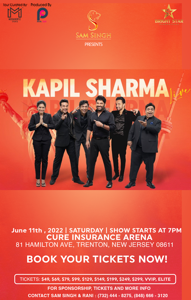 Kapil Sharma Live 2022 New Jersey