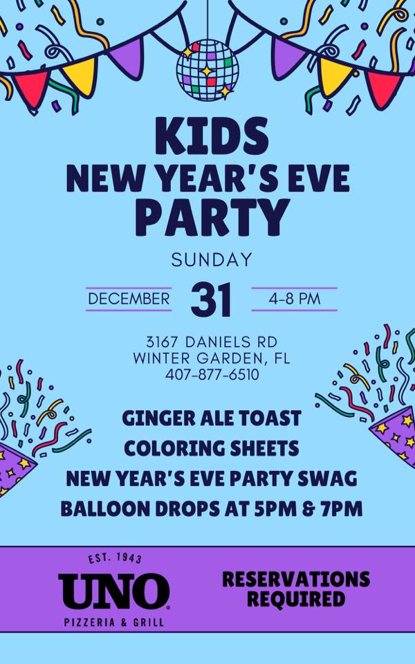 Kids New Year Eve Party
