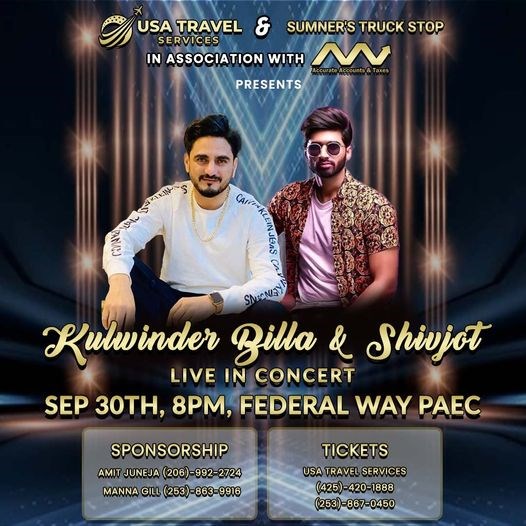 Kulwinder Billa and Shivjot Live in Seattle