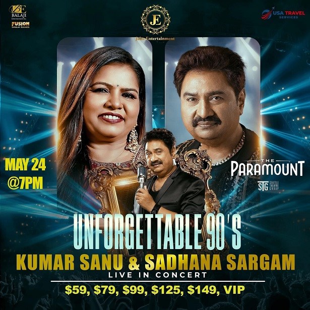 Kumar Sanu & Sadhana Sargam Live In Concert Seattle 2024