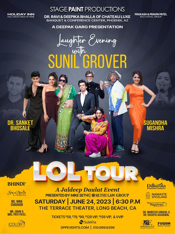 Laughter Evening With SUNIL GROVER & SUGANDHA MISHRA Live In Los Angeles