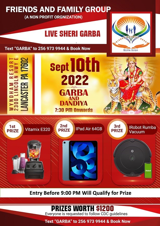 Live Sheri Garba - Lancaster PA