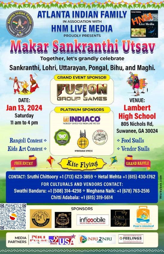Makar Sankranthi Utsav In Suwanee